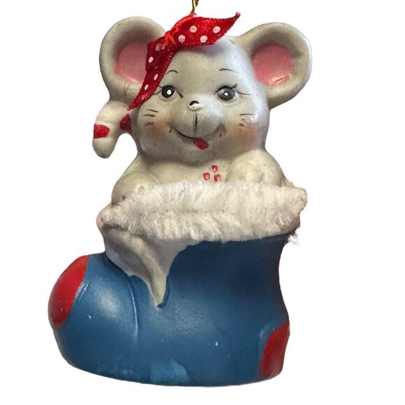 Vintage Porcelain Bells Holiday Ornament Bundle - Picture 4 of 8